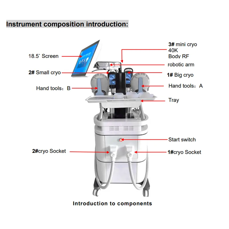 خرید دستگاه لاغری کرایو لیپولیز EMS