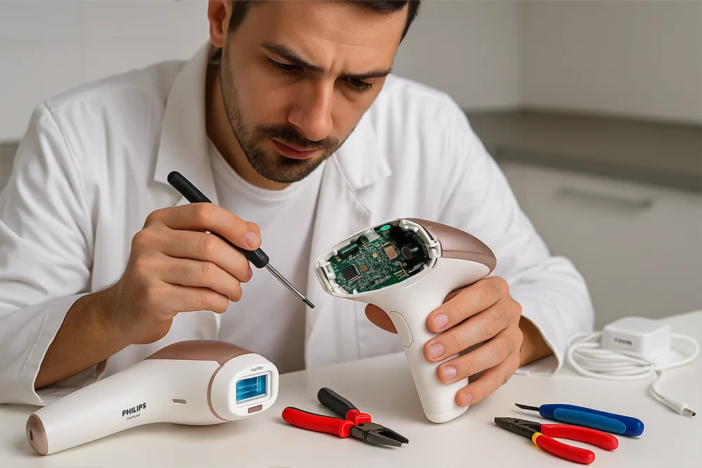 تعمیر دستگاه لیزر خانگی فیلیپس