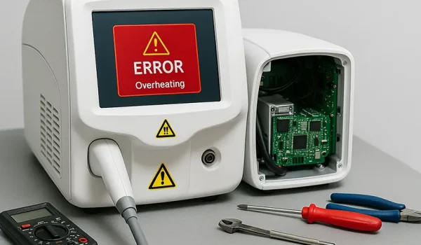 چرا دستگاه لیزر ارور می‌دهد؟
